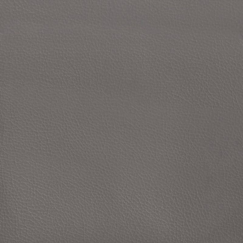 Casa si Gradina - Mobilier - Paturi si accesorii - Accesorii paturi - Tablie de pat cu aripioare gri 93x23x118/128 cm piele eco - Infinity.ro