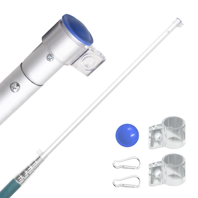 Casa si Gradina - Gradina si terasa - Decoratiuni exterior - Ornamente gradina - Steag Olanda si stalp din aluminiu, 5,55 m - Infinity.ro