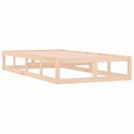 Casa si Gradina - Mobilier - Paturi si accesorii - Paturi - Cadru de pat mic single, 75x190 cm, lemn masiv - Infinity.ro