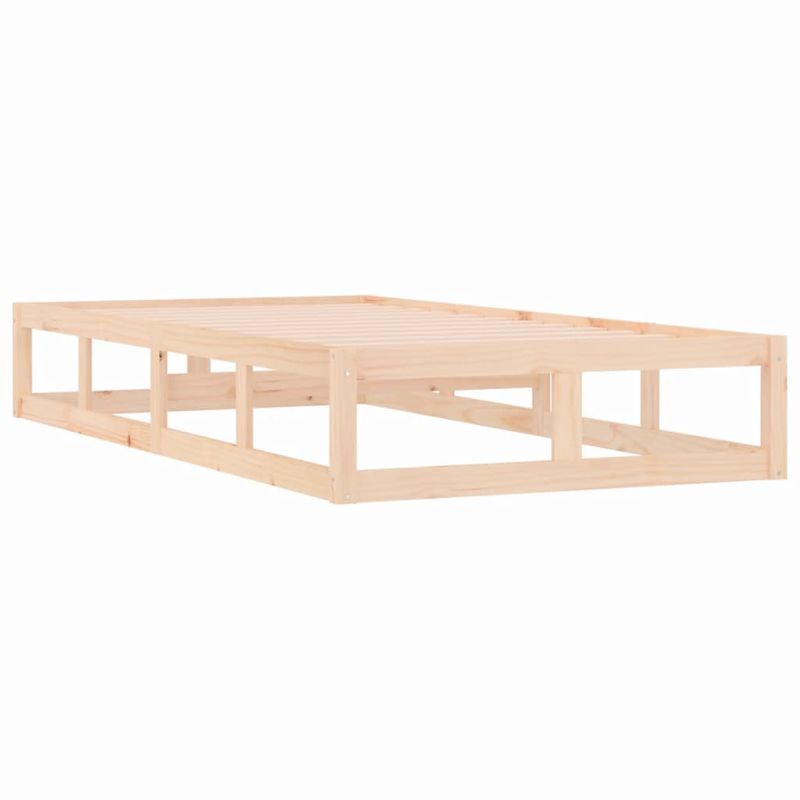 Casa si Gradina - Mobilier - Paturi si accesorii - Paturi - Cadru de pat mic single, 75x190 cm, lemn masiv - Infinity.ro