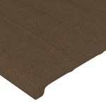 Casa si Gradina - Mobilier - Paturi si accesorii - Paturi - Cadru de pat cu tablie, maro inchis, 140x200 cm, textil - Infinity.ro