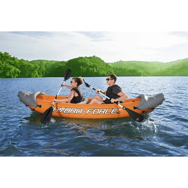 Sport si Outdoor - Sporturi acvatice - Rafting, caiac si canoe - Bestway Set de caiac gonflabil Hydro-Force Rapid, 2 persoane - Infinity.ro