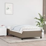 Casa si Gradina - Mobilier - Paturi si accesorii - Paturi - Cadru de pat, gri taupe, 80x200 cm, material textil - Infinity.ro
