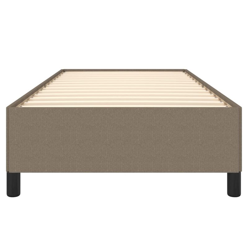 Casa si Gradina - Mobilier - Paturi si accesorii - Paturi - Cadru de pat, gri taupe, 80x200 cm, material textil - Infinity.ro