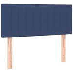 Casa si Gradina - Mobilier - Paturi si accesorii - Paturi - Pat box spring cu saltea, albastru, 80x200 cm, textil - Infinity.ro