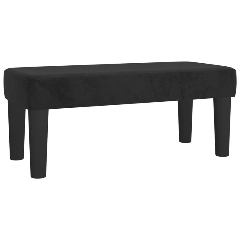 Casa si Gradina - Mobilier - Paturi si accesorii - Paturi - Pat box spring cu saltea, negru, 100x200 cm, catifea - Infinity.ro