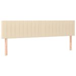 Casa si Gradina - Mobilier - Paturi si accesorii - Paturi - Pat box spring cu saltea, crem, 160x200 cm, material textil - Infinity.ro