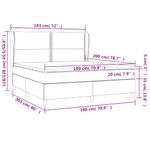 Casa si Gradina - Mobilier - Paturi si accesorii - Paturi - Pat box spring cu saltea, roz, 180x200 cm, catifea - Infinity.ro