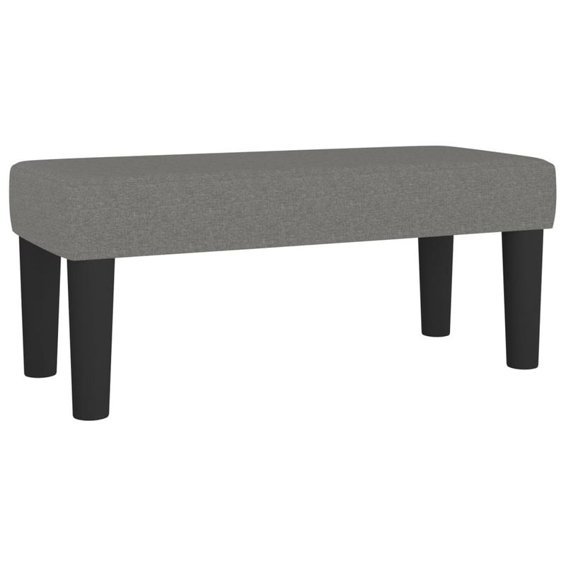 Casa si Gradina - Mobilier - Paturi si accesorii - Paturi - Pat box spring cu saltea, gri inchis, 90x190 cm, textil - Infinity.ro