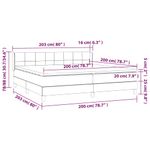Casa si Gradina - Mobilier - Paturi si accesorii - Paturi - Pat box spring cu saltea, roz, 200x200 cm, catifea - Infinity.ro