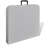 Sport si Outdoor - Camping - Mobilier pentru camping - Alte piese de mobilier pentru camping - Masa gradina pliabila HDPE 122 cm Alb - Infinity.ro