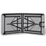 Sport si Outdoor - Camping - Mobilier pentru camping - Alte piese de mobilier pentru camping - Masa gradina pliabila HDPE 122 cm Alb - Infinity.ro