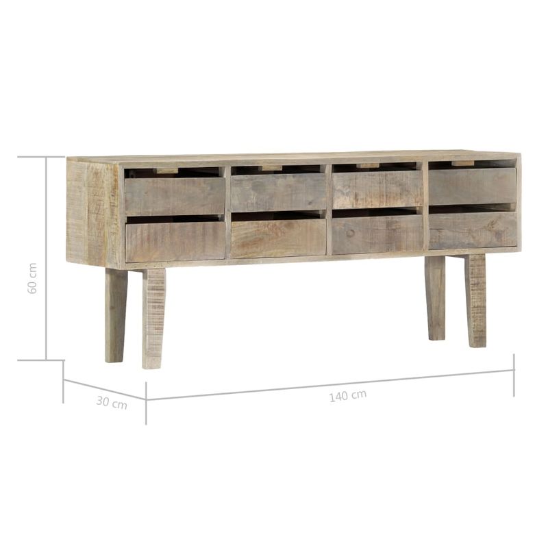 Casa si Gradina - Mobilier - Comode si corpuri - Comode - Servanta, 140 x 30 x 60 cm, lemn masiv de mango - Infinity.ro