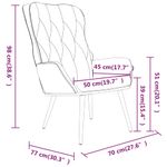 Casa si Gradina - Mobilier - Scaune si fotolii - Fotolii - Fotoliu de relaxare, negru, catifea - Infinity.ro