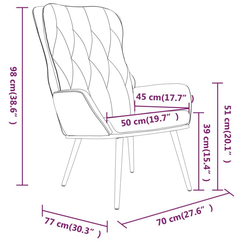 Casa si Gradina - Mobilier - Scaune si fotolii - Fotolii - Fotoliu de relaxare, negru, catifea - Infinity.ro