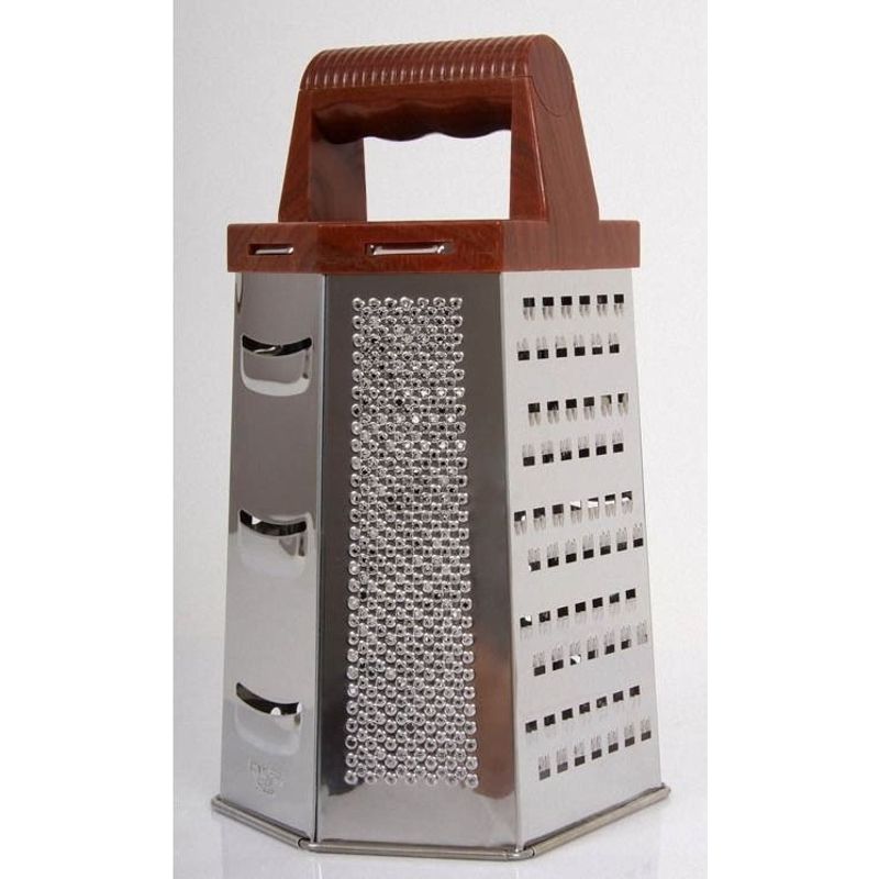 Casa si Gradina - Bucatarie si vesela - Ustensile bucatarie - Razatori si curatatoare - Razatoare 6 fete 23 cm, inox, DOMOTTI Tina - Infinity.ro