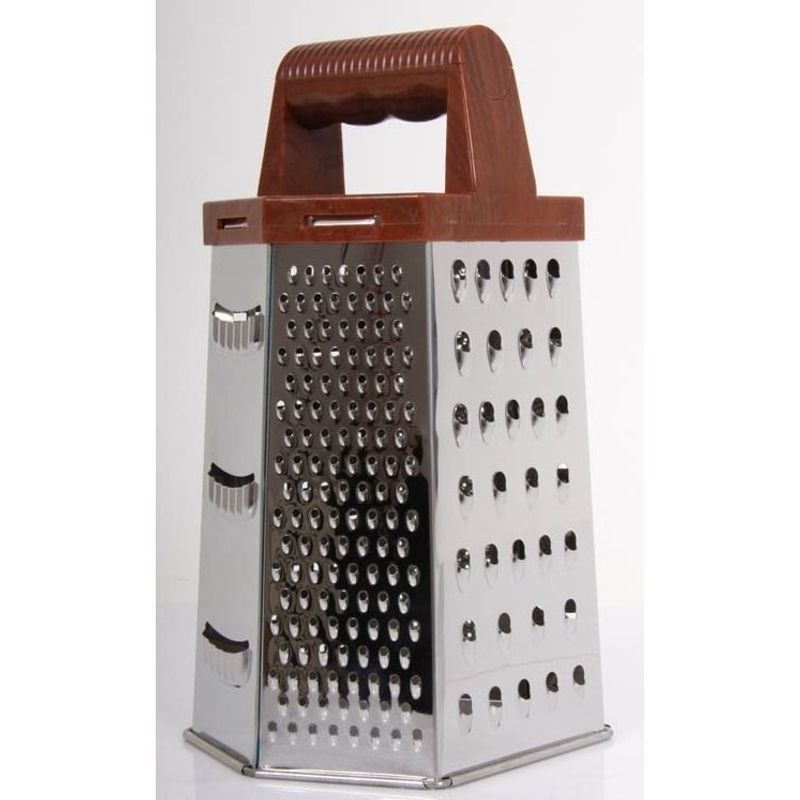 Casa si Gradina - Bucatarie si vesela - Ustensile bucatarie - Razatori si curatatoare - Razatoare 6 fete 23 cm, inox, DOMOTTI Tina - Infinity.ro