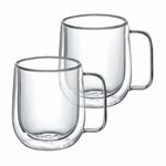 Casa si Gradina - Bucatarie si vesela - Cani si pahare - Cani si cesti - Set 2 cani 390 ml, sticla termorezistenta, AMBITION Mia - Infinity.ro