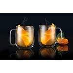 Casa si Gradina - Bucatarie si vesela - Cani si pahare - Cani si cesti - Set 2 cani 390 ml, sticla termorezistenta, AMBITION Mia - Infinity.ro