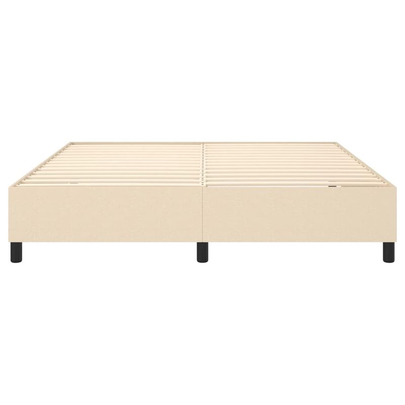 Casa si Gradina - Mobilier - Paturi si accesorii - Paturi - Cadru de pat, crem, 180 x 200 cm, material textil - Infinity.ro