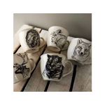 Casa si Gradina - Bucatarie si vesela - Cani si pahare - Cani si cesti - Cana mare portelan 550 ml, model Cerb, AMBITION Wild - Infinity.ro