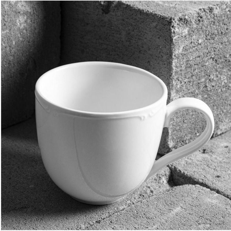 Casa si Gradina - Bucatarie si vesela - Cani si pahare - Cani si cesti - Ceasca portelan 400 ml, model relief, AMBITION Salsa - Infinity.ro