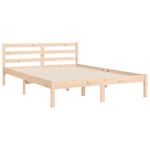 Casa si Gradina - Mobilier - Paturi si accesorii - Paturi - Cadru de pat cu tablie, 140x190 cm, lemn masiv - Infinity.ro