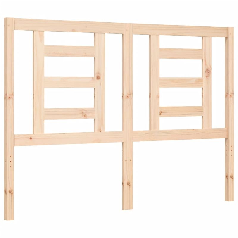 Casa si Gradina - Mobilier - Paturi si accesorii - Paturi - Cadru de pat cu tablie, 140x190 cm, lemn masiv - Infinity.ro