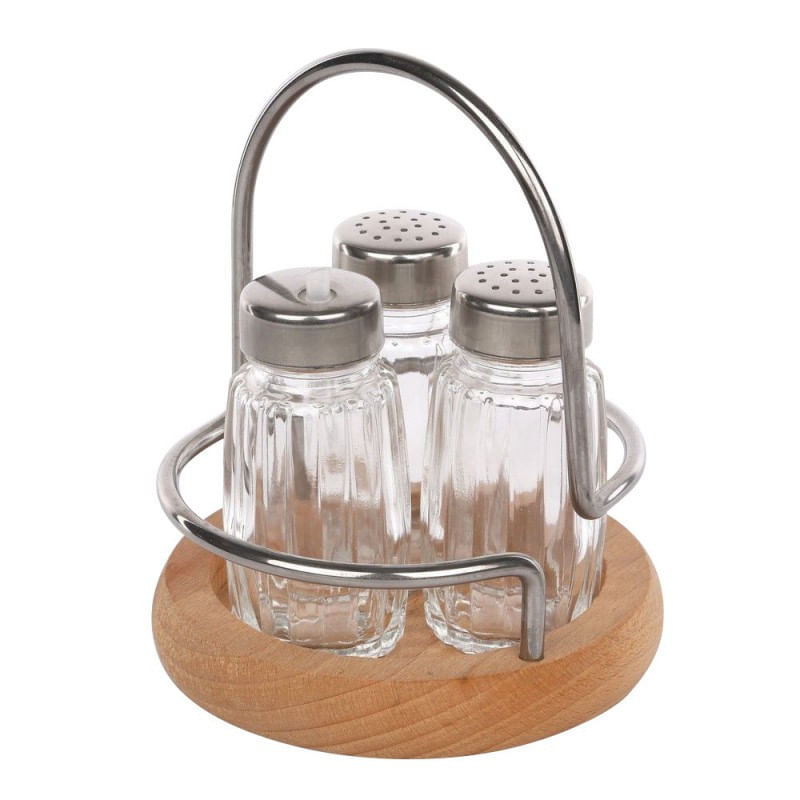 Casa si Gradina - Bucatarie si vesela - Ustensile bucatarie - Oliviere - Set recipiente depozitare condimente, 4 piese, PRACTIC President Line - Infinity.ro