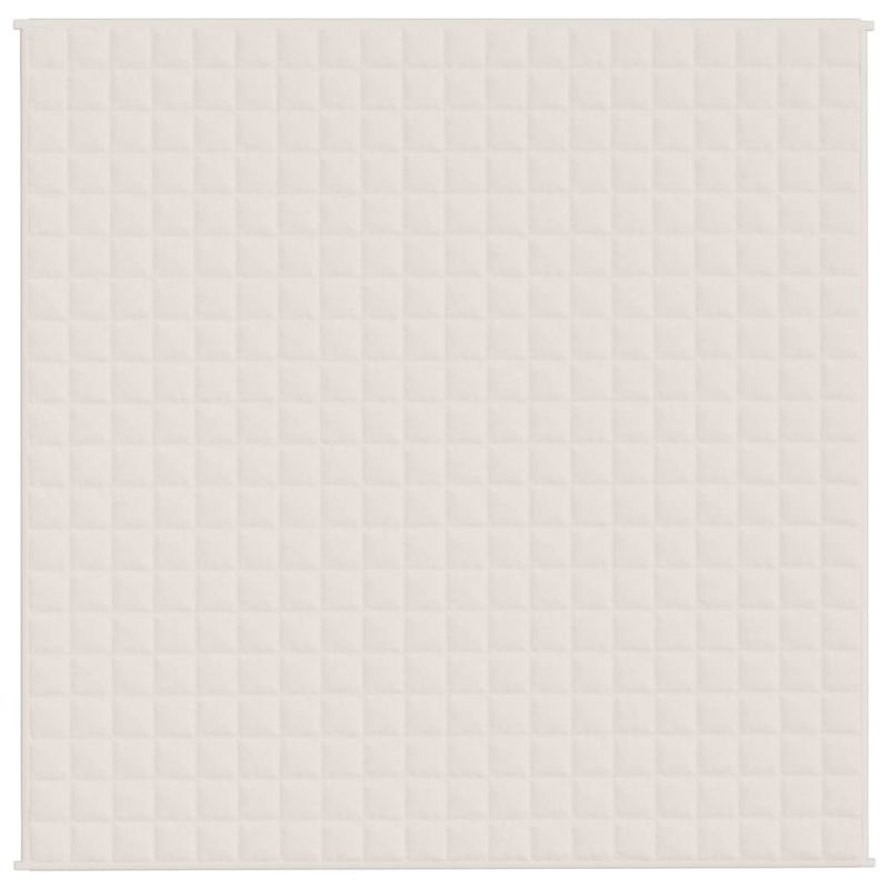 Casa si Gradina - Textile si covoare - Lenjerii de pat - Cearceafuri de pat - Patura cu greutati, crem deschis, 200x200 cm, 9 kg, textil - Infinity.ro