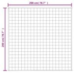 Casa si Gradina - Textile si covoare - Lenjerii de pat - Cearceafuri de pat - Patura cu greutati, crem deschis, 200x200 cm, 9 kg, textil - Infinity.ro