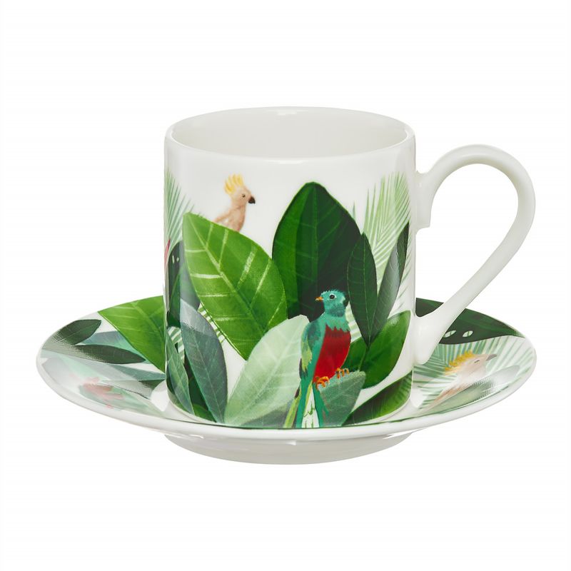 Casa si Gradina - Bucatarie si vesela - Cani si pahare - Cani si cesti - Ceasca portelan cafea espresso 90 ml, AMBITION Paradise Jungle - Infinity.ro