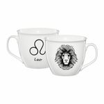 Casa si Gradina - Bucatarie si vesela - Cani si pahare - Cani si cesti - Cana mare portelan 550 ml, zodia Leu, AMBITION Zodiac - Infinity.ro