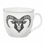 Casa si Gradina - Bucatarie si vesela - Cani si pahare - Cani si cesti - Cana mare portelan 550 ml, zodia Berbec, AMBITION Zodiac - Infinity.ro