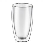 Casa si Gradina - Bucatarie si vesela - Cani si pahare - Pahare - Set 2 pahare cu pereti dubli 450 ml, sticla termorezistenta, AMBITION Mia - Infinity.ro