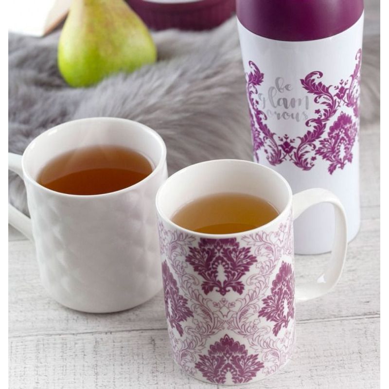 Casa si Gradina - Bucatarie si vesela - Cani si pahare - Cani si cesti - Cana portelan 420 ml, alb, AMBITION Glamour - Infinity.ro