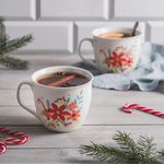 Casa si Gradina - Bucatarie si vesela - Cani si pahare - Cani si cesti - Cana mare portelan 550 ml, alb, AMBITION Holly - Infinity.ro