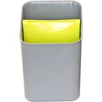 Casa si Gradina - Bucatarie si vesela - Organizare si depozitare bucatarie - Scurgator vase - Uscator tacamuri compartimentat, galben, DOMOTTI Zefir - Infinity.ro