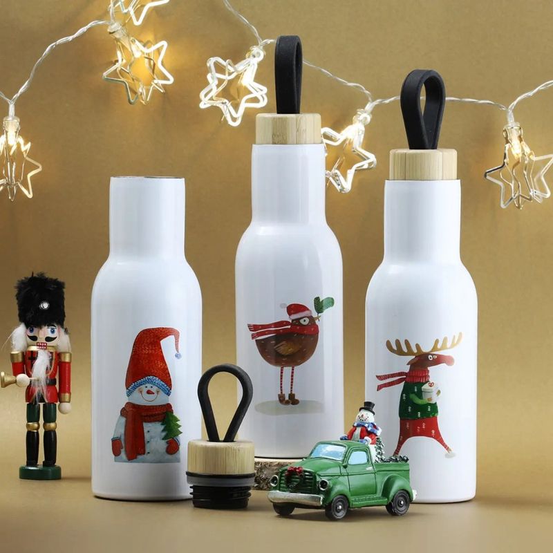 Casa si Gradina - Bucatarie si vesela - Accesorii bar - Termosuri si Cani termos - Sticla termos 400 ml, model elan, AMBITION Forest - Infinity.ro