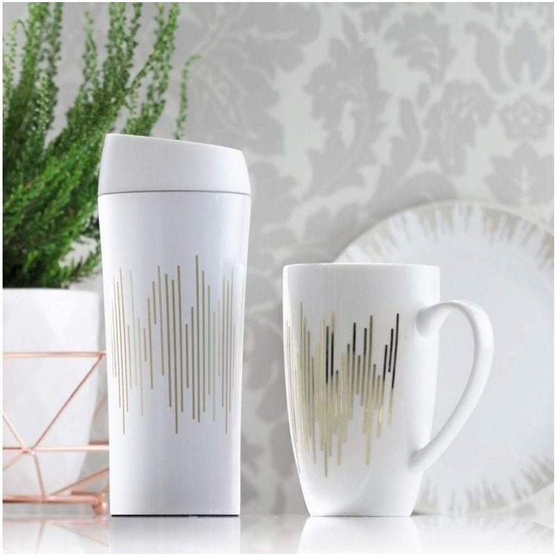 Casa si Gradina - Bucatarie si vesela - Accesorii bar - Termosuri si Cani termos - Cana termos 400 ml, aur, AMBITION Glamour - Infinity.ro
