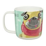 Casa si Gradina - Bucatarie si vesela - Cani si pahare - Cani si cesti - Cana portelan 370 ml, model catel, albastru, AMBITION Pets - Infinity.ro