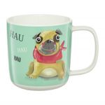 Casa si Gradina - Bucatarie si vesela - Cani si pahare - Cani si cesti - Cana portelan 370 ml, model catel, albastru, AMBITION Pets - Infinity.ro