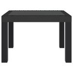 Casa si Gradina - Gradina si terasa - Mobilier exterior - Mese gradina - Masa de gradina, antracit, 59x47x40 cm, PP - Infinity.ro