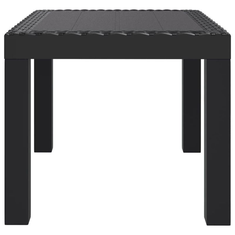 Casa si Gradina - Gradina si terasa - Mobilier exterior - Mese gradina - Masa de gradina, antracit, 59x47x40 cm, PP - Infinity.ro