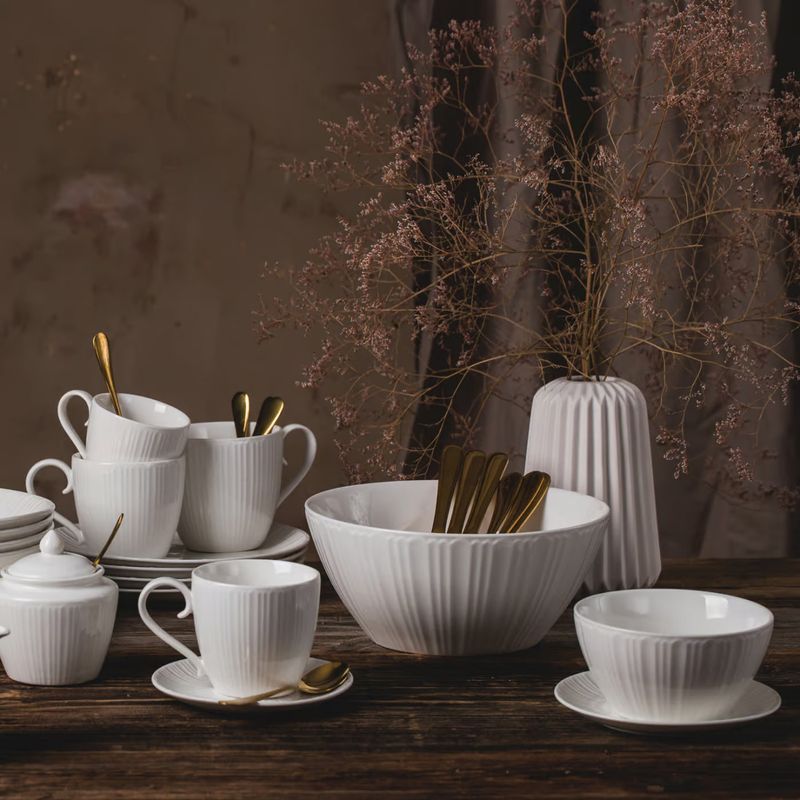 Casa si Gradina - Bucatarie si vesela - Cani si pahare - Cani si cesti - Cana portelan 420 ml, AMBITION Perla - Infinity.ro