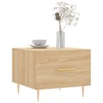 Casa si Gradina - Mobilier - Mese si birouri - Masute de cafea - Masuta de cafea, stejar sonoma, 50x50x40 cm, lemn prelucrat - Infinity.ro