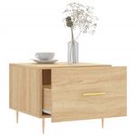 Casa si Gradina - Mobilier - Mese si birouri - Masute de cafea - Masuta de cafea, stejar sonoma, 50x50x40 cm, lemn prelucrat - Infinity.ro