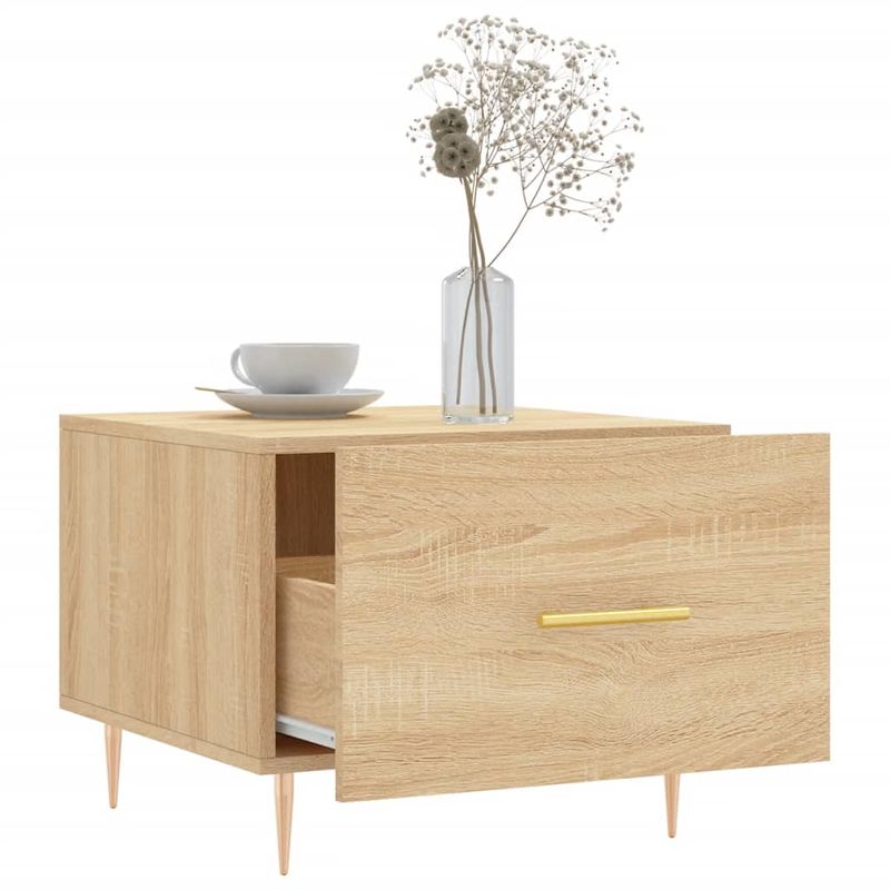 Casa si Gradina - Mobilier - Mese si birouri - Masute de cafea - Masuta de cafea, stejar sonoma, 50x50x40 cm, lemn prelucrat - Infinity.ro