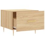 Casa si Gradina - Mobilier - Mese si birouri - Masute de cafea - Masuta de cafea, stejar sonoma, 50x50x40 cm, lemn prelucrat - Infinity.ro