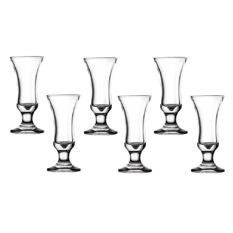 Casa si Gradina - Bucatarie si vesela - Cani si pahare - Pahare - Set 6 pahare vodca 25 ml, sticla, AMBITION Villa - Infinity.ro